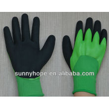 13g double dipped nitrile coated sandy finished Chemical resistant gloves